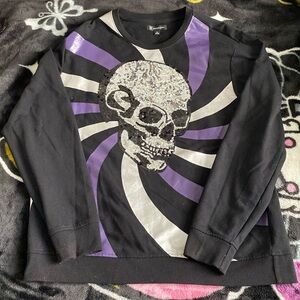 Inc international concepts skull sweater